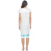 Casual Nights Women's Lace Short Sleeve Nightgown - 4 of 4