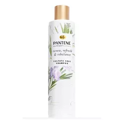 Pantene Sulfate Free Rosemary Shampoo to Renew Refresh and Rebalance, Nutrient Blends - 9.6 fl oz