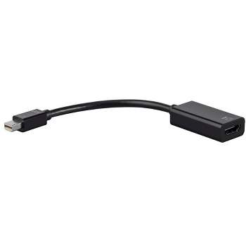 Monoprice Mini DisplayPort 1.2a to 4K at 60Hz HDMI Active HDR Adapter - Black