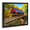 Stupell Industries Red Covered Bridge Woodland Creek, 17" x 21" - 3 of 4