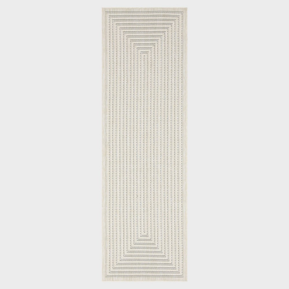 Photos - Area Rug Playa Rug 2'6''x8' Machine Washable Viola Rectangle Woven Indoor Outdoor R