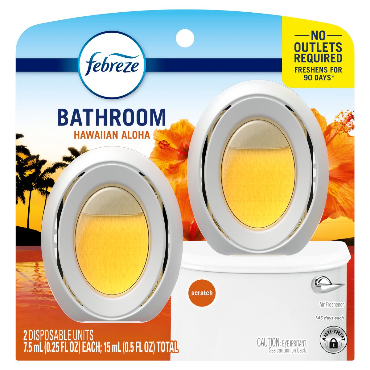 Febreze Bathroom Lavender Air Freshener 2 count