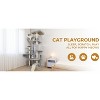 Kumasinova 78.8"/84.6" Tall Cat Tree with Hammock,Cat Tower with Scratching Post,Modern Cat Tree for Indoor Cats Large Adult,Cute Cat Furniture - 4 of 4