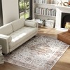HOMCOM Area Rug, Vintage Machine Washable Rug, Non-Slip Floor Carpet for Living Room, Bedroom, Dining Room, Home Office - 3 of 4