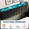 Bed Frame with Storage Drawers, No Box Spring Needed, Noise Free, Easy Assembly, Wooden Support Slats - 4 of 4