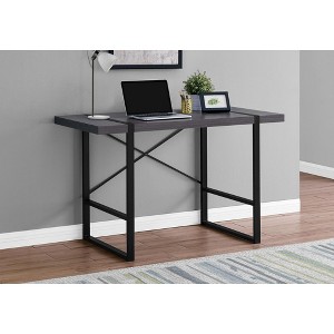 Sapphtopaz Home Office Desks 49" Contemporary Computer Desk with Metal Frame Writing Desk Gaming Desk Office Desk for Home Office - 1 of 4