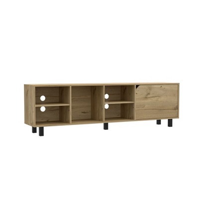 NicBex TV Stands for 70 inch TV,Modern Entertainment Center with 4 Open Shelves,TV Console for Living Room, Bedroom, Home
