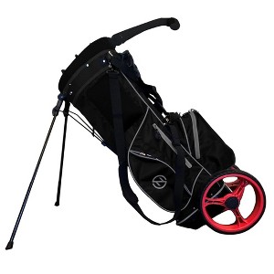 Zero Friction Golf Wheel Pro Push/Carry/Cart Bag 14-Way Top - Black / Grey - 1 of 1