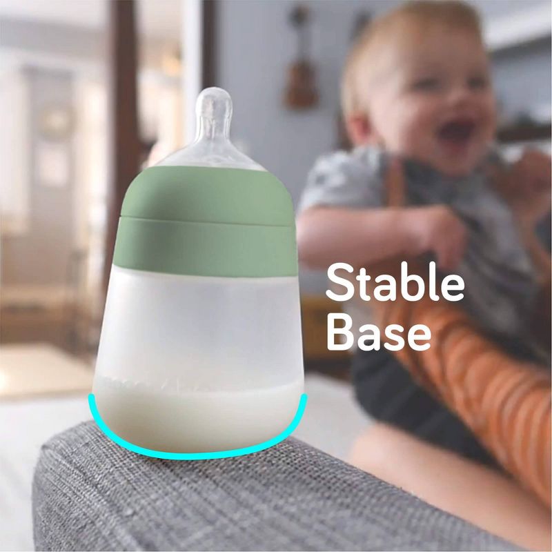 nanobebe Flexy Baby Bottle Set - Sage - 15ct, 3 of 8