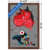Trends International Marvel's Moon Girl & Devil Dinosaur - Wall Art Framed Wall Poster Prints - 3 of 4