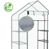 Karl Home | 56 in. W x 29 in. D x 77 in. H PE-Covered Portable Greenhouse - 2 of 4