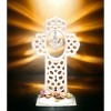 Kevins Gift Shoppe Ceramic Cross with Dove Bird and Flowers Figurine - image 3 of 3