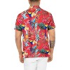 HAPPY BAY Men's Hawaiian Short Sleeve Button Down Shirt Pineapple Shirt Men Casual Holiday Summer Party Caribbean Shirts for Men Funny - image 2 of 4