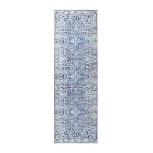 Geometric Floral Medallion Indoor Area Rug or Runner by Blue Nile Mills - 1 of 4