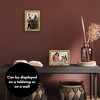 Americanflat 5x7 Picture Frame with Bamboo-Style Molding - Gold Bamboo Frame - Elegant Gallery Style Frames for Tabletop or Wall Display - Gold - 4 of 4