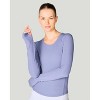 X BY GOTTEX Rib Long Sleeve Sleek, Versatile Base Layer for All Seasons - 3 of 4