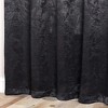 Modern Bohemian Leaves Room Darkening Semi-Blackout Curtains, Set of 2 by Blue Nile Mills - image 4 of 4