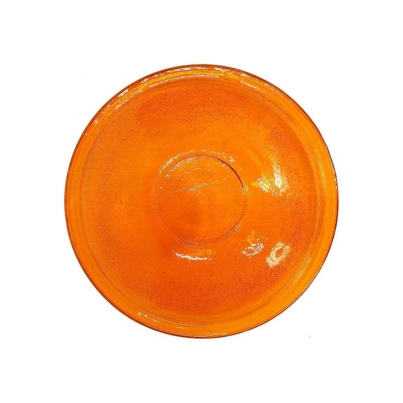 2.5" Reflective Crackle Glass Birdbath Bowl - Alcha Designs, 5 of 8