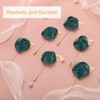 Unique Bargains Realistic Rose Boutonnieres Flower Pins for Wedding Ceremony 24 Pcs - 3 of 4