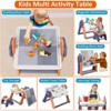 8-in-1 Kids Table and Chair Set, Foldable Kids Activity Table , Toddler Activity Table Building Block Table, Water Table Sand Table Sensory Table - 2 of 4