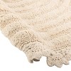 Lavish Home 2-Piece Round Cotton Bath Mat Set - 3 of 4
