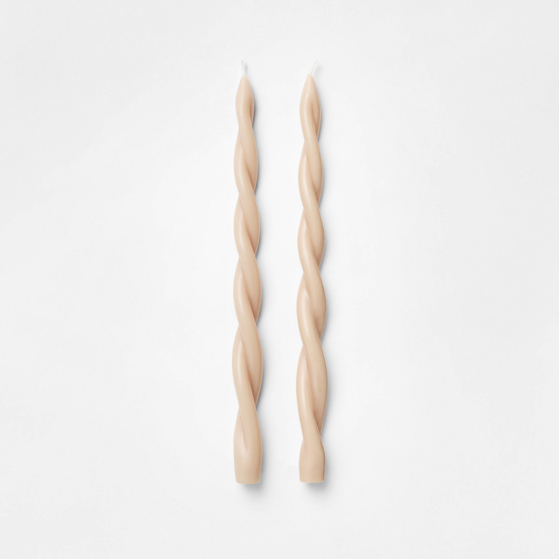 2pk Unscented Twist Taper Candles - Threshold™ designed with Studio McGee