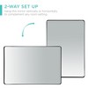 Best Choice Products 24x36in Recessed Bathroom Vanity 2-Way Wall Mirror w/ Rounded Corners, Anti-Blast Film - 3 of 4