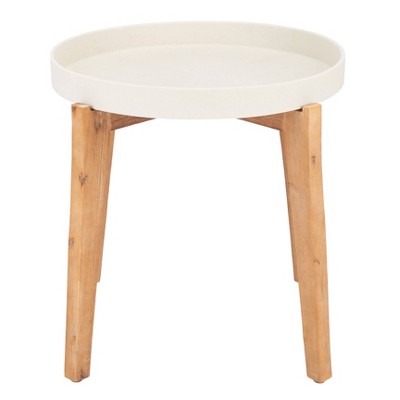 Charlen Side Table - Natural/Beige - Safavieh