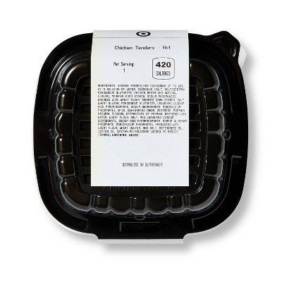 Hot Chicken Tenders - 2ct - price per lb - Market Pantry™