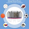 Jump Into Fun 12FT Outdoor Trampoline Equipped With 360-Degree Safety Net, Curved Poles, zipper door Recreational Trampoline for Kids and Adults - 4 of 4