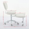 NicBex Cross Legged Office Chair with Wheels, Meditation Chair Plus, Criss Cross Desk Chair with Adjustable Stool, 360° Swivel Footstool - 2 of 4