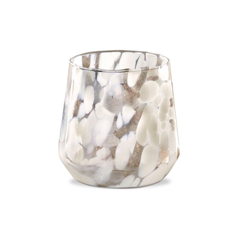 TAG Confetti Glass Tealight Candle Holder Medium, 5.11L x 5.11W x 5.9H inches, 1 of 3