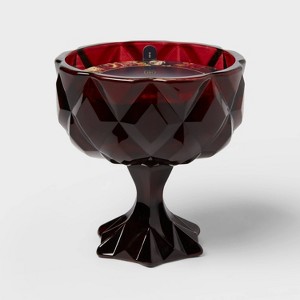Faceted Coup Haunt Couture Glass Filled Red Wax Candle - Threshold™ - 1 of 4