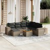vidaXL Garden Sofa Set Grey, Dark Grey - 2 of 4