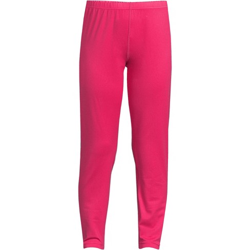 Lands' End Kids Thermal Base Layer Long Underwear Thermaskin Pants - Medium  - Hot Pink : Target