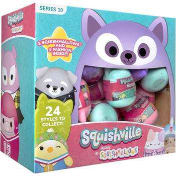 Squishmallows Squishville, 24 Piece Egg Set - Official Kellytoy New 2023 Mini Series10 - Plush & Accessories, Styles May Vary - Great Gift for Kids…