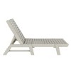 WestinTrends Poly Reclining Outdoor Patio Chaise Lounge Chair Adjustable - 4 of 4