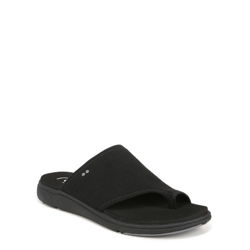 Ryka Womens Margo Slide Thong Sandal Black 6.5 M Target