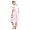 Casual Nights Women's Fancy Lace Neckline Silky Tricot Nightgown - 2 of 4
