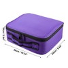 Unique Bargains Makeup Bag Organizer with Adjustable Removable Dividers for Cosmetics Makeup Brushes 1Pcs - 4 of 4