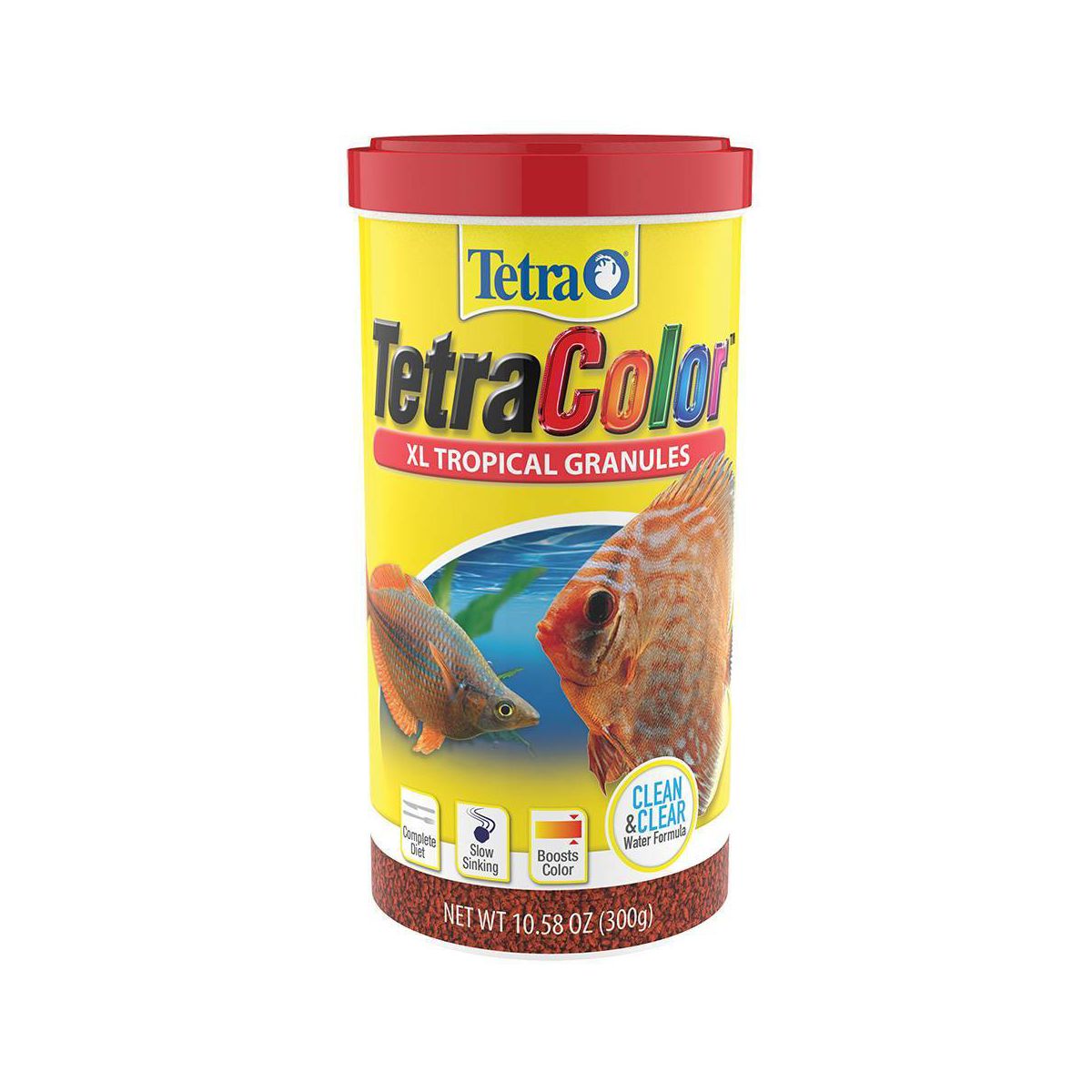 Tetra Advanced Formula Clear Water Tropical Granules Fish Flavor Dry Fish Food - 10.58oz