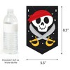 Big Dot of Happiness Pirate Ship Adventures - Skull Party Bunting Banner - Party Decorations - Ahoy Mateys Let’s Parrrty! - 2 of 4