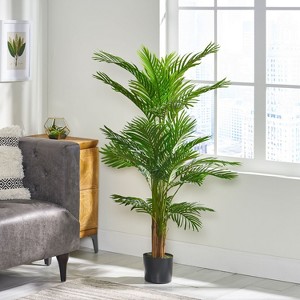NicBex  Artificial Tree in Pot Tropical Fake Indoor Floor Plant for Home Decor, Realistic No Maintenance - 1 of 4