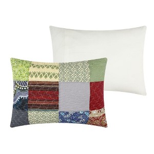 Greenland Home Fashions Renee Upcycle Luxurious Comfortable Ultra Soft Pillow Sham Multicolor - 1 of 4