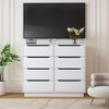 Bella Depot Modern  Dresser  for Bedroom with Deep Drawers,Large Floor Wood Dressers - 4 of 4