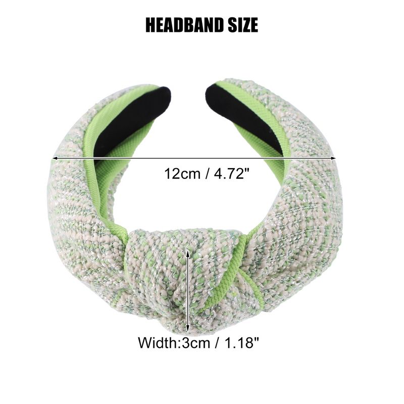 Unique Bargains Women's Houndstooth Knotted Headbands Accessories Hairband 1.18 Inch Wide 1 Pc, 4 of 7