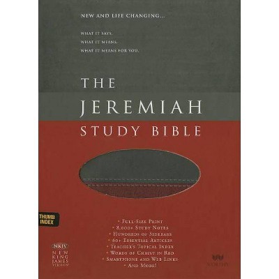 Jeremiah Study Bible-NKJV - by  David Jeremiah (Leather Bound)