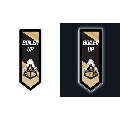Evergreen Ultra-Thin Glazelight LED Wall Decor, Pennant, Purdue University- 9 x 23 Inches Made In USA