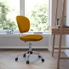 Emma and Oliver Mid-Back Mesh Padded Swivel Task Office Chair with Chrome Base - 2 of 4