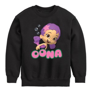 Boys' - Bubble Guppies - Oona Graphic Long Sleeve Fleece Sweatshirt - 1 of 4